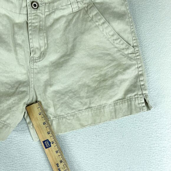 One Tuff Babe OTB Womens Shorts Beige Tag Size 11/12 (30) Mid Rise Canvas - Picture 7 of 11